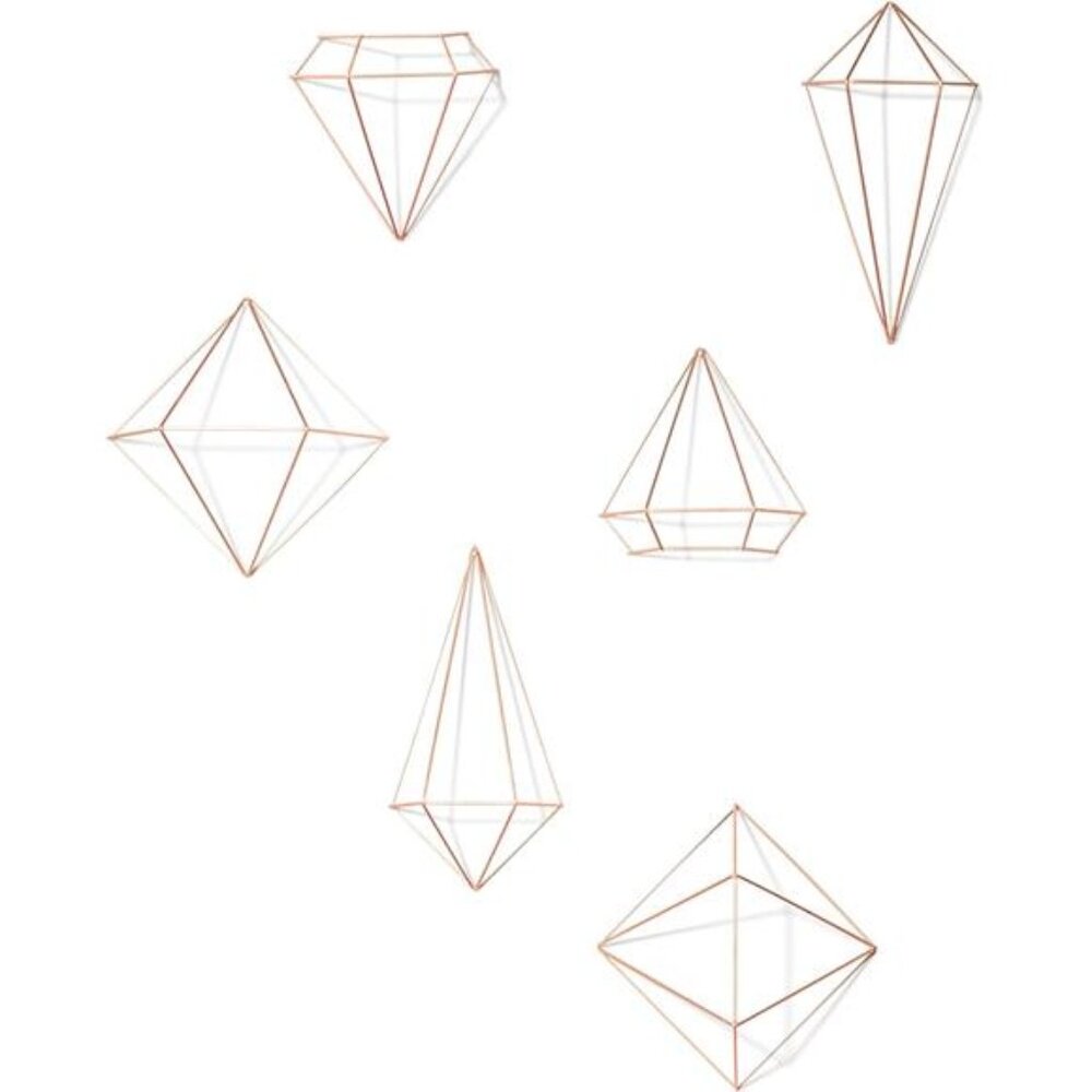 Geometric Sculptures, Decorate Your Wall with Modern Metallic Wire